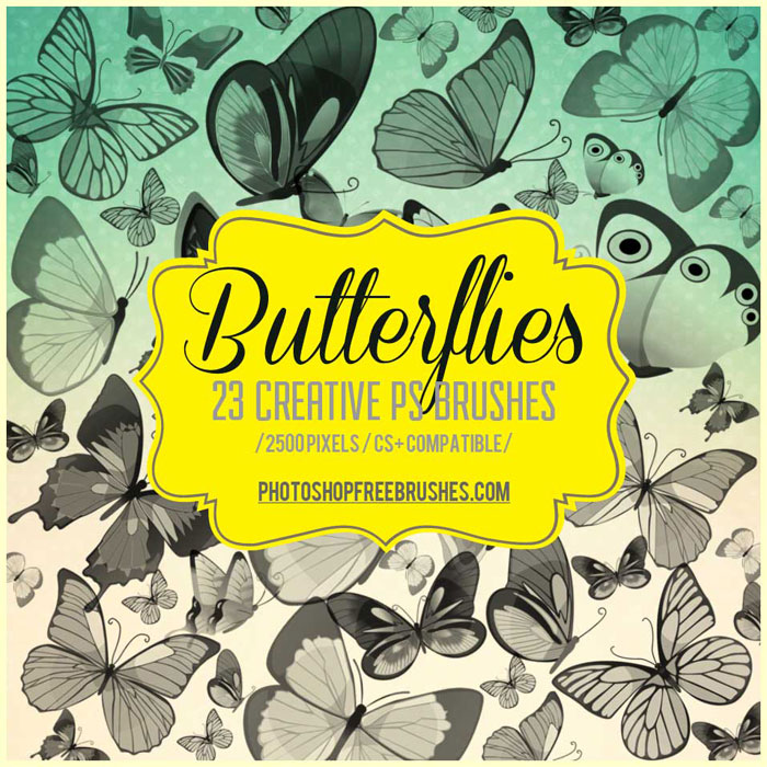 butterfly photoshop brushes