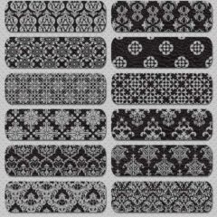 20 Free Silver Damask Patterns for Vintage Designs
