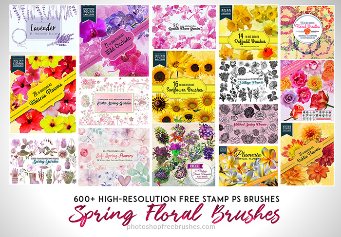 floral photoshop brushes