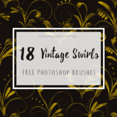 18 Vintage Swirls Brushes for Abstract Backgrounds